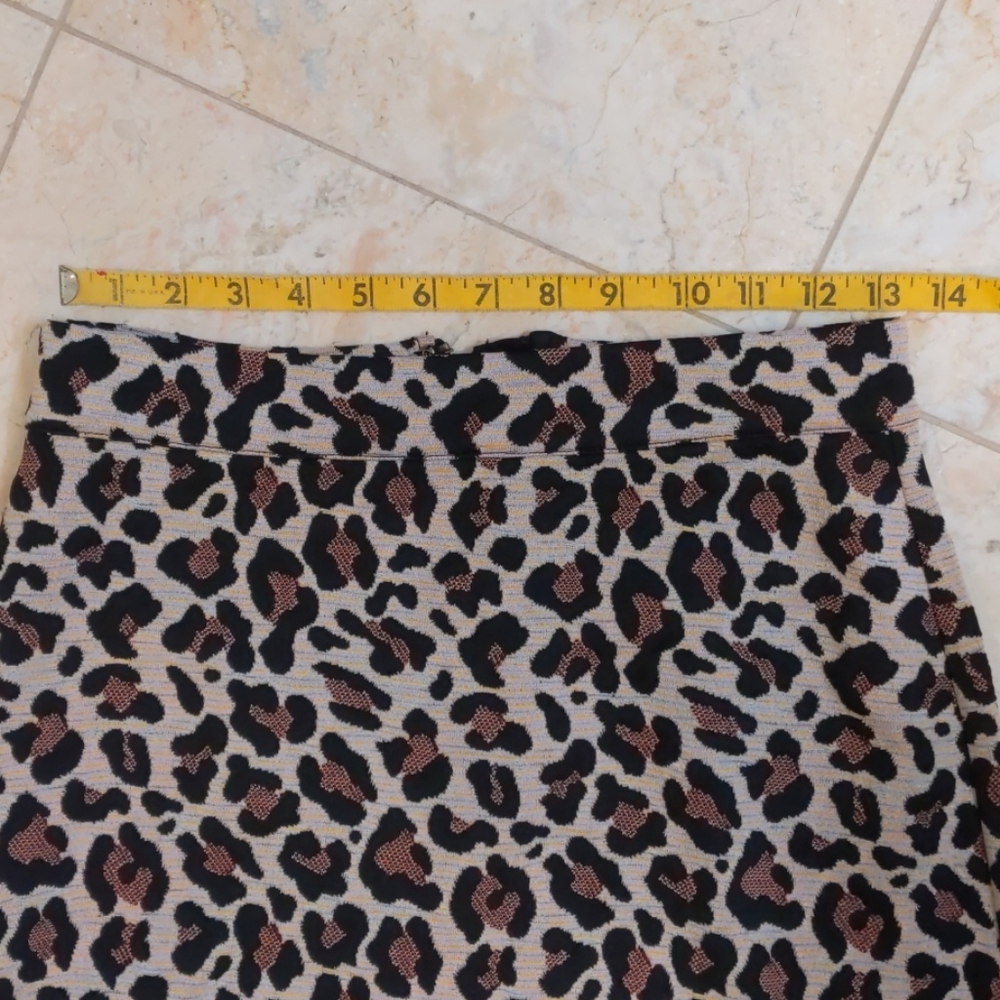 Maeve Leopard Print Pencil Skirt - Picture 6 of 8